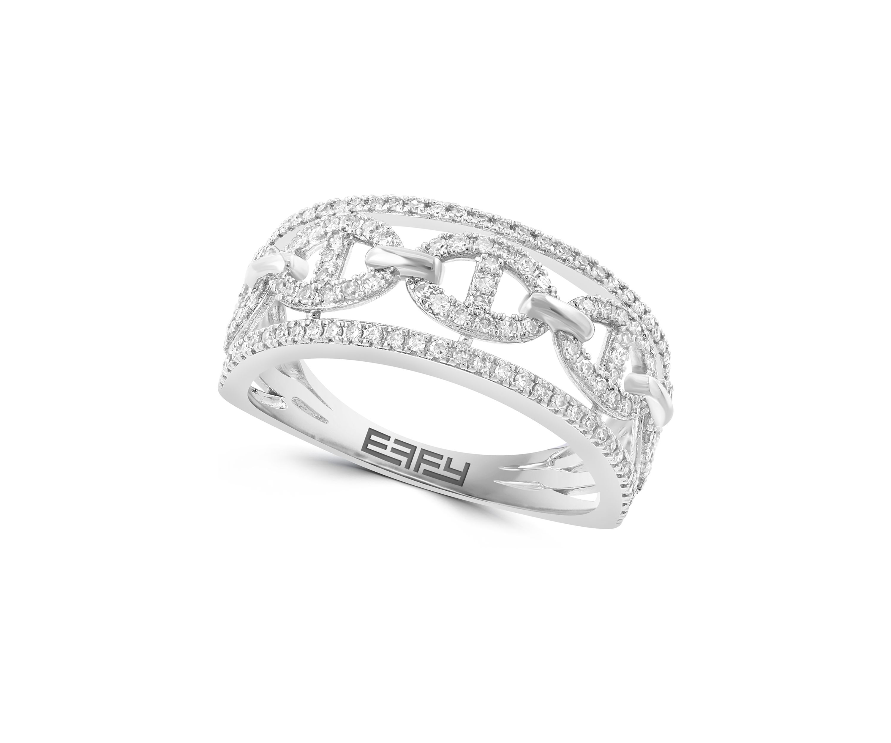 14K White Gold Diamond Ring