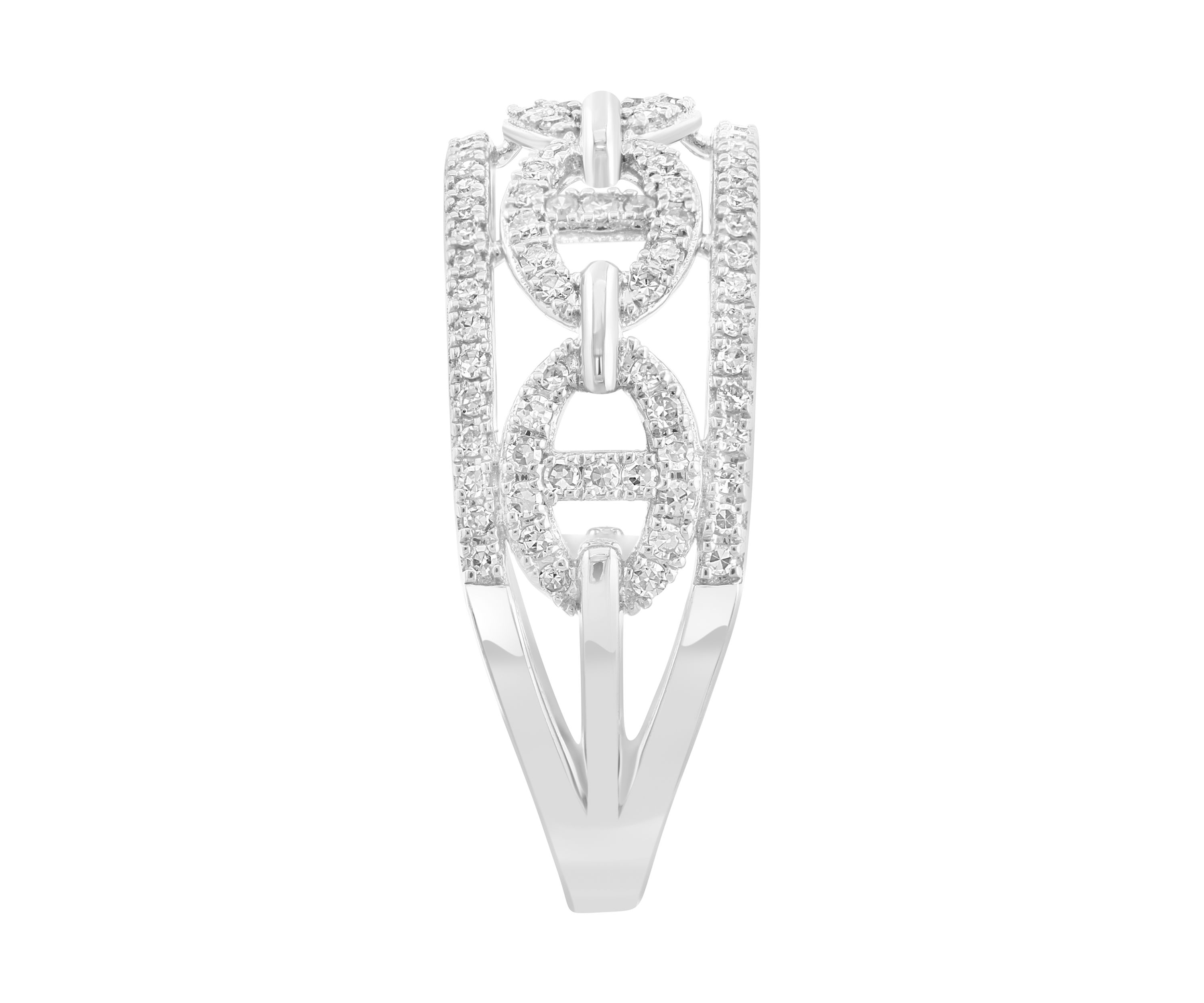 14K White Gold Diamond Ring