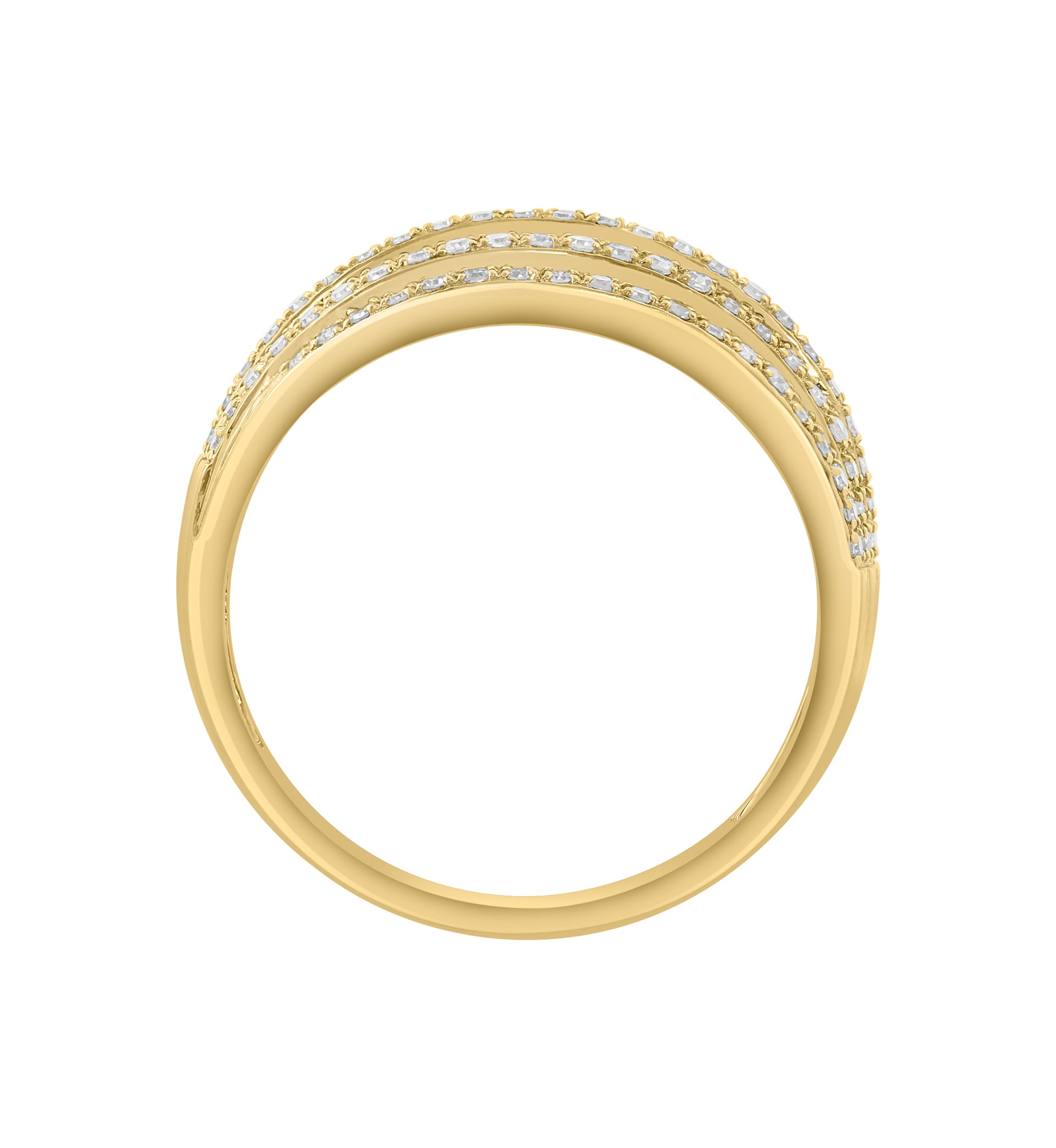 3/8 ct. t.w. Diamond Ring in 14K Yellow Gold