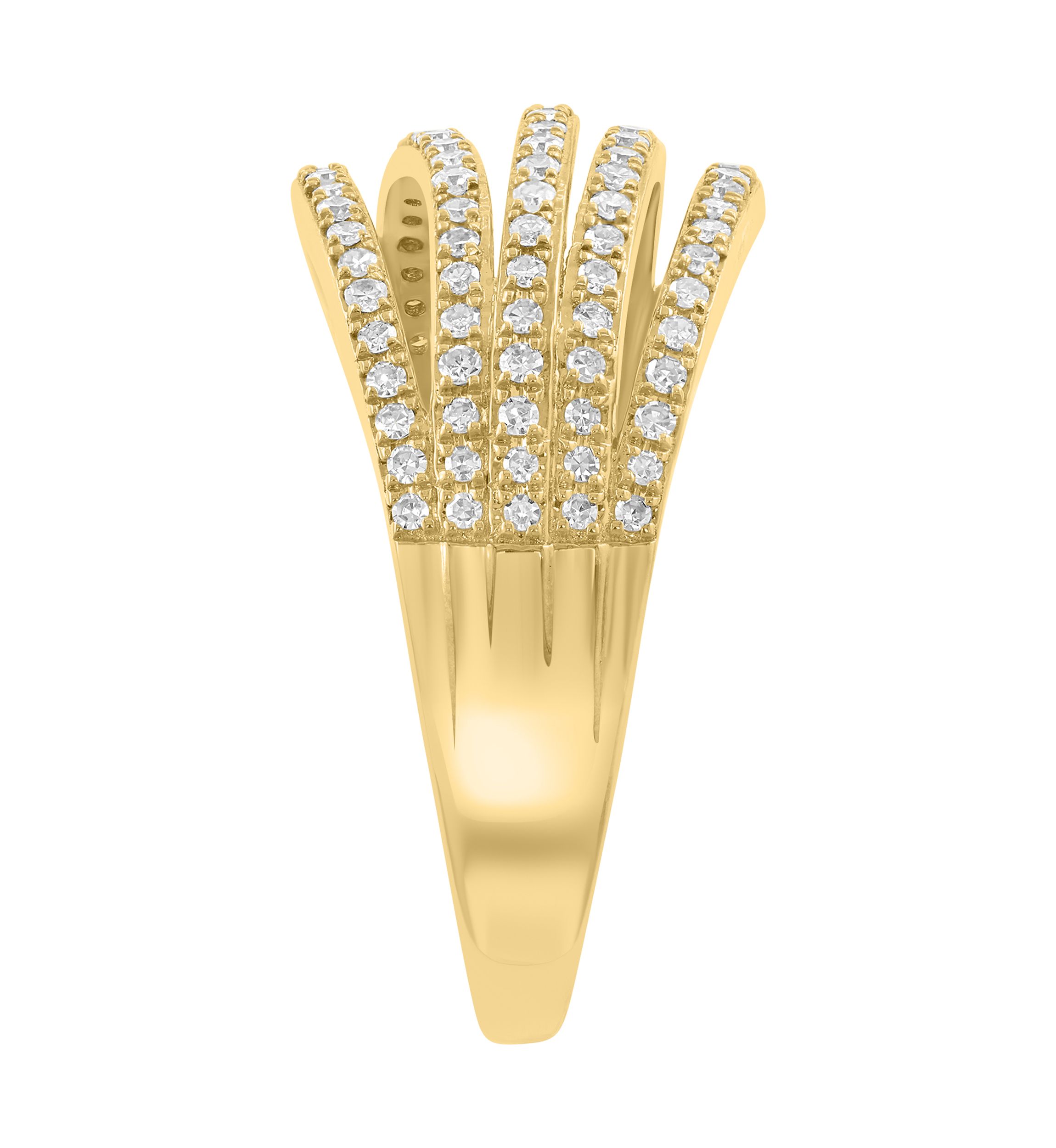 3/8 ct. t.w. Diamond Ring in 14K Yellow Gold