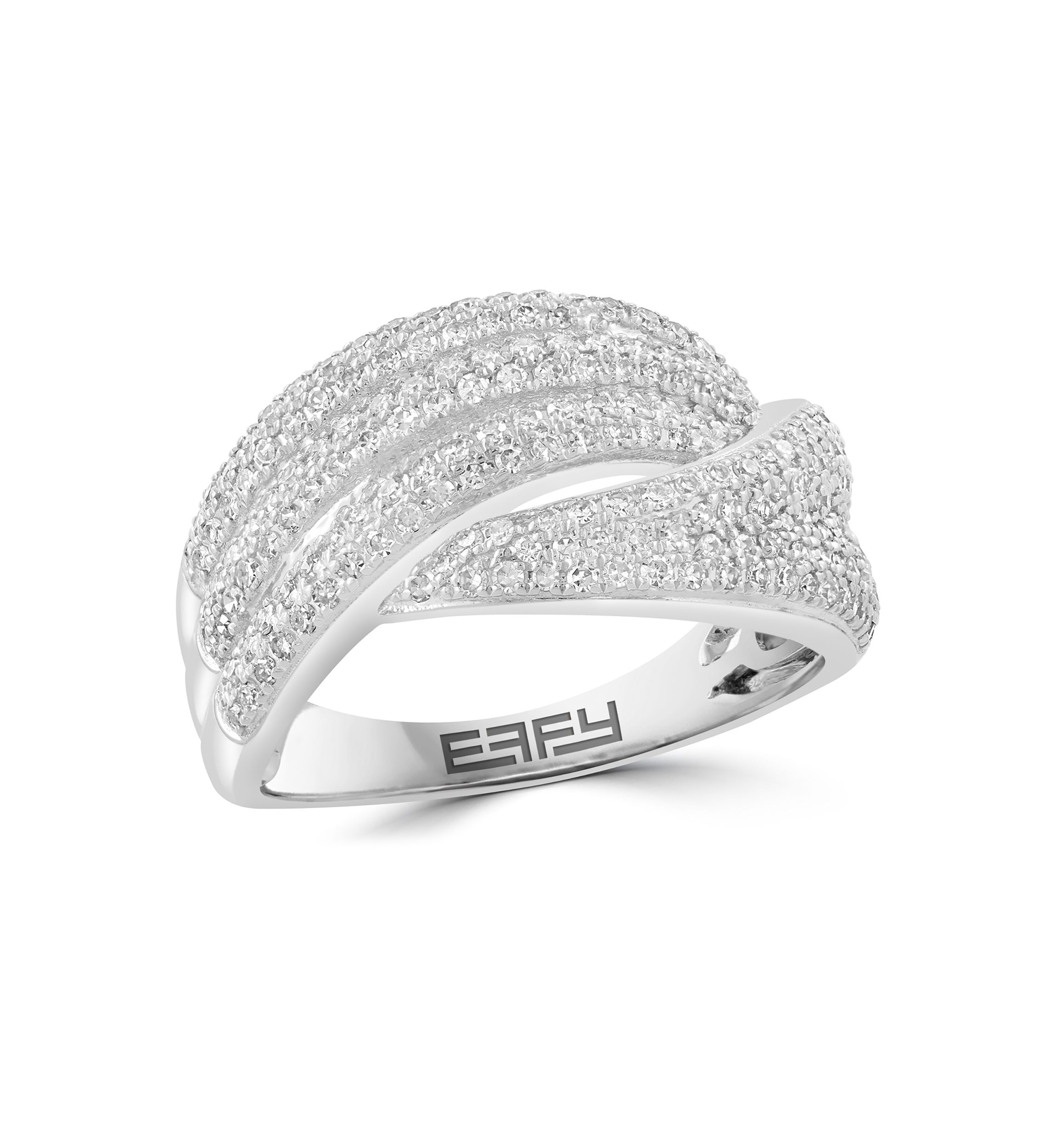 14K White Gold Diamond Ring 
