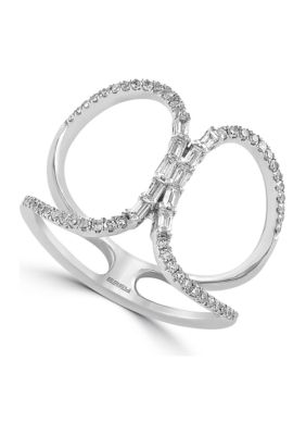 Effy 1/3 Ct. T.w. Diamond Ring In 14K White Gold