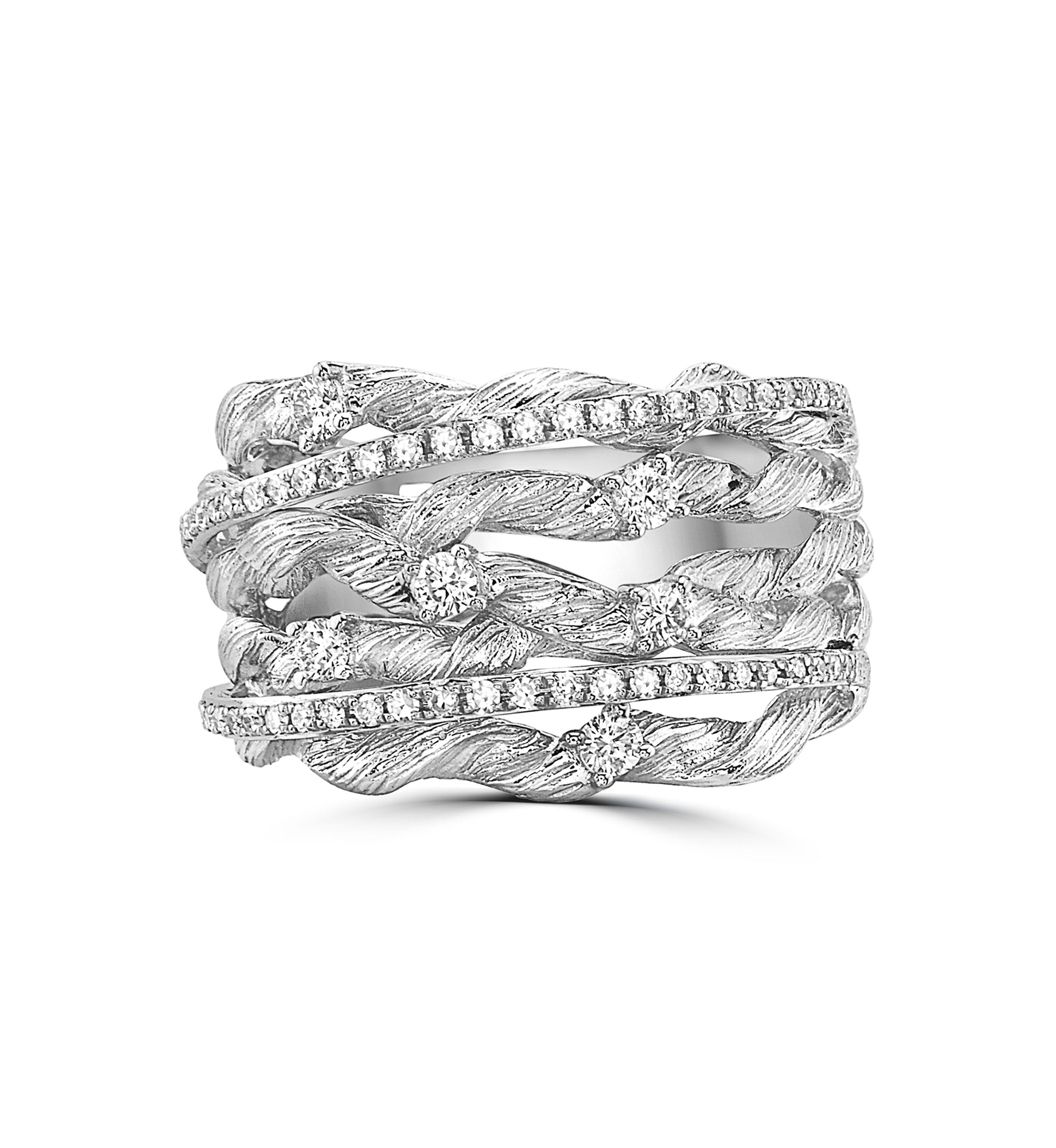 3/8 ct. t.w. Diamond Ring in 14K White Gold