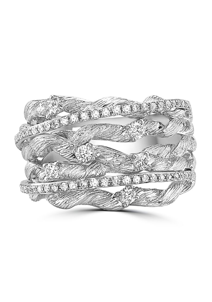 3/8 ct. t.w. Diamond Ring in 14K White Gold