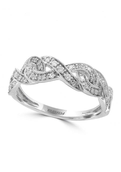 Effy® 1/4 ct. t.w. Diamond Ring in 14K