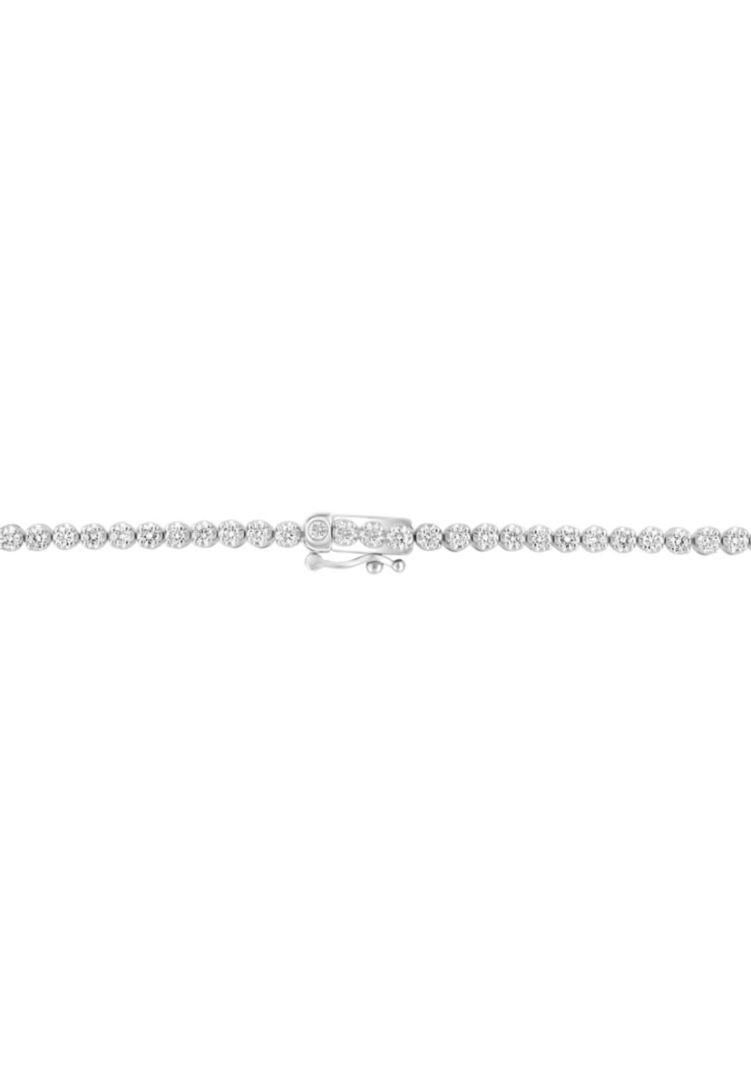  14K White Gold Lab Grown Diamond Necklace