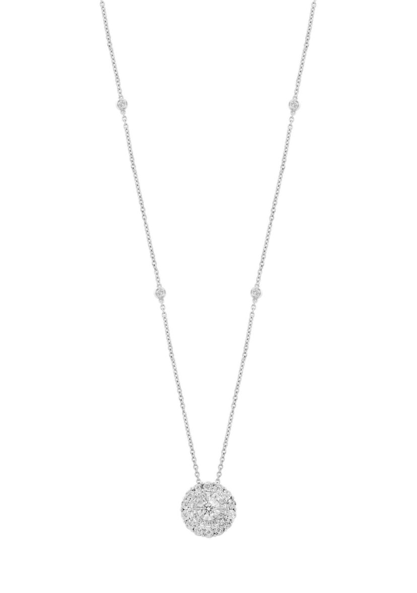 1/2 ct. t.w. Lab Grown Diamond Necklace in Sterling Silver