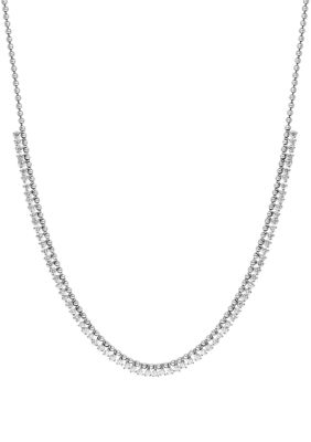 Effy 2.71 ct. t.w. Lab Grown Diamond Necklace in 14K White Gold, 16 in -  0191120980119