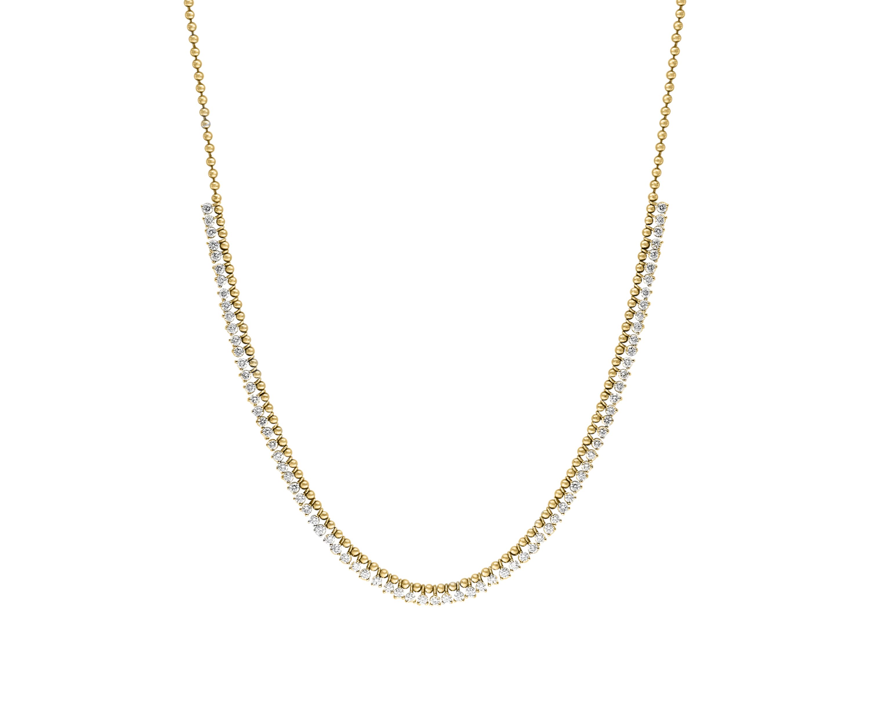 2.71 ct. t.w. Lab Grown Diamond Necklace in 14K Yellow Gold