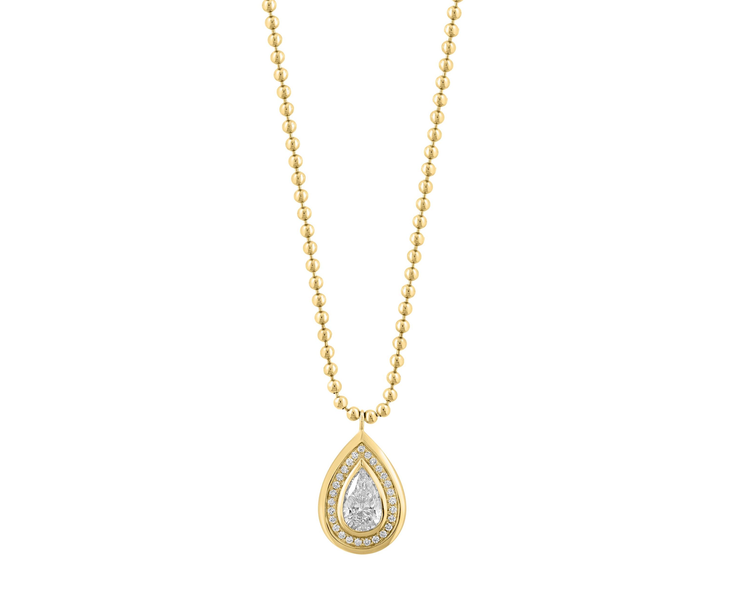 1.13 ct. t.w. Lab Grown Diamond Necklace in 14K Yellow Gold