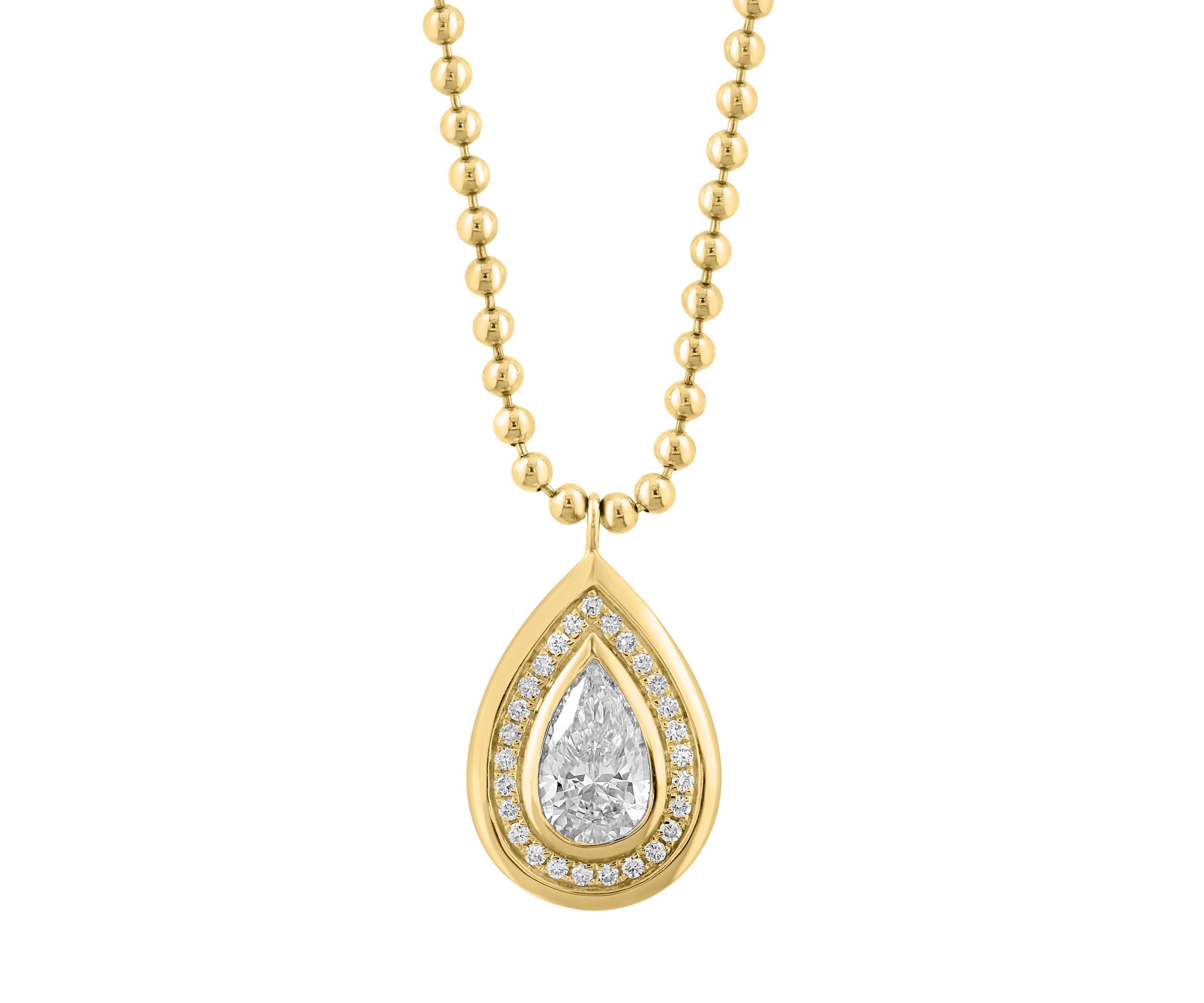 1.13 ct. t.w. Lab Grown Diamond Necklace in 14K Yellow Gold