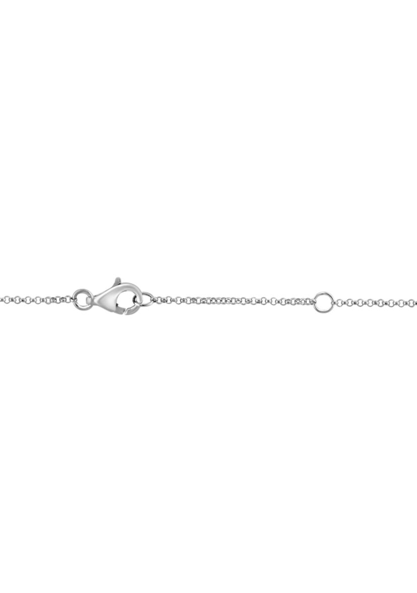 Lab Grown Silver Lab Diamond Necklace