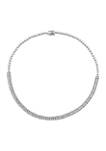 7/8 ct. t.w. Diamond Necklace in Sterling Silver 
