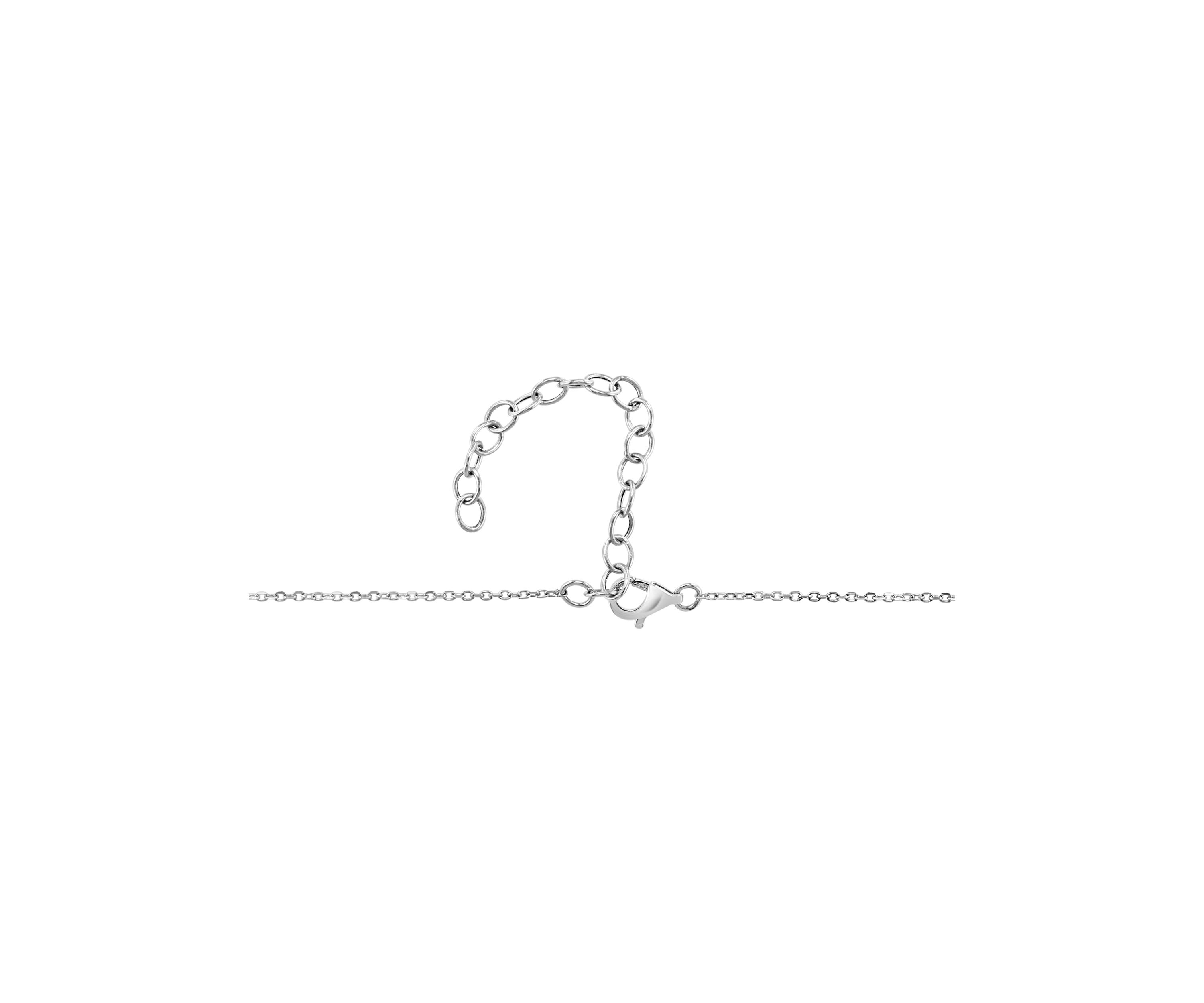 1/4 ct. t.w. Diamond Cross  Necklace in Sterling Silver