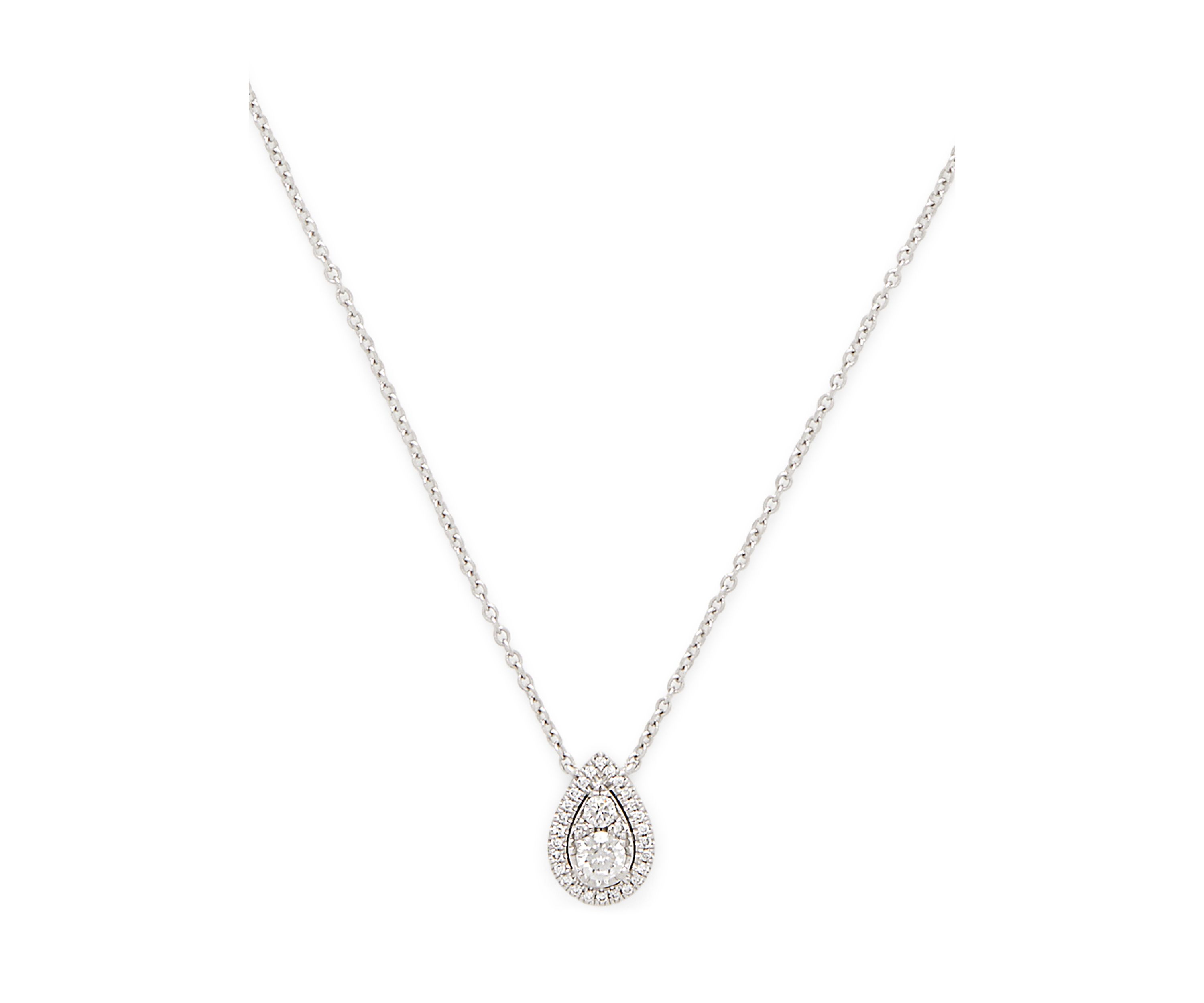 1/3 ct. t.w. Diamond Pendant Necklace in 14K White Gold