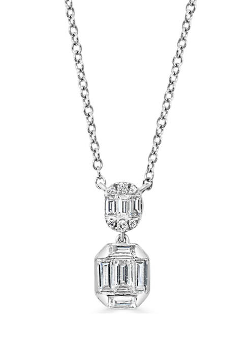 1/3 ct. t.w. Diamond Pendant Necklace in 14K White Gold
