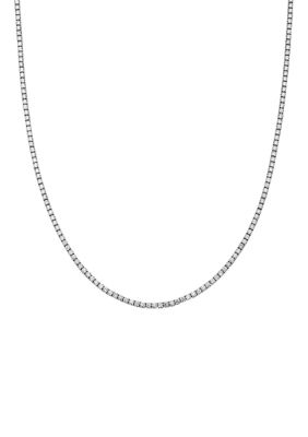 Effy 9.94 Ct. T.w. Diamond Tennis Necklace In 14K White Gold