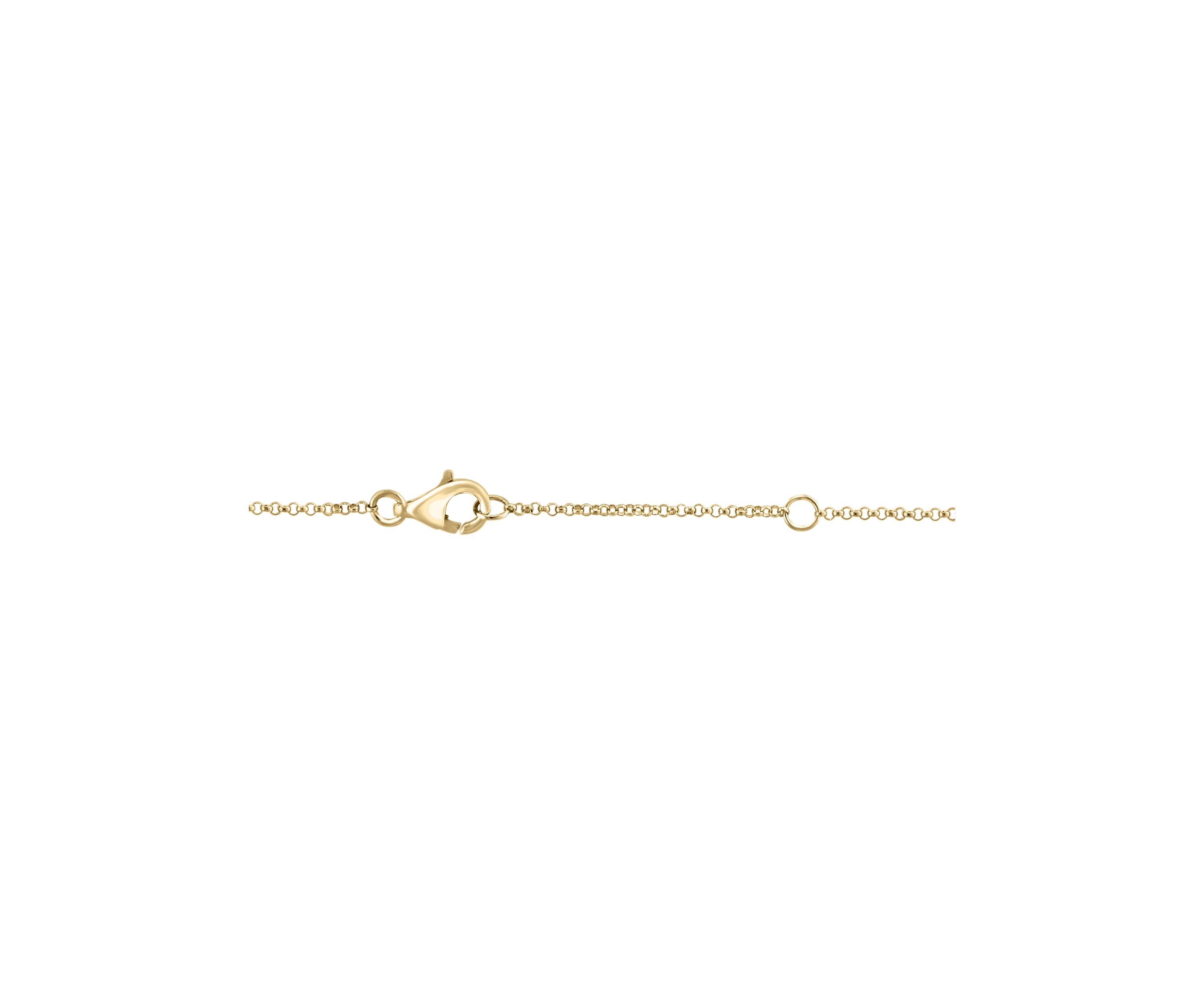 1.93 ct. t.w. Diamond, Natural Sapphire, White Sapphire Necklace in 14K Yellow Gold