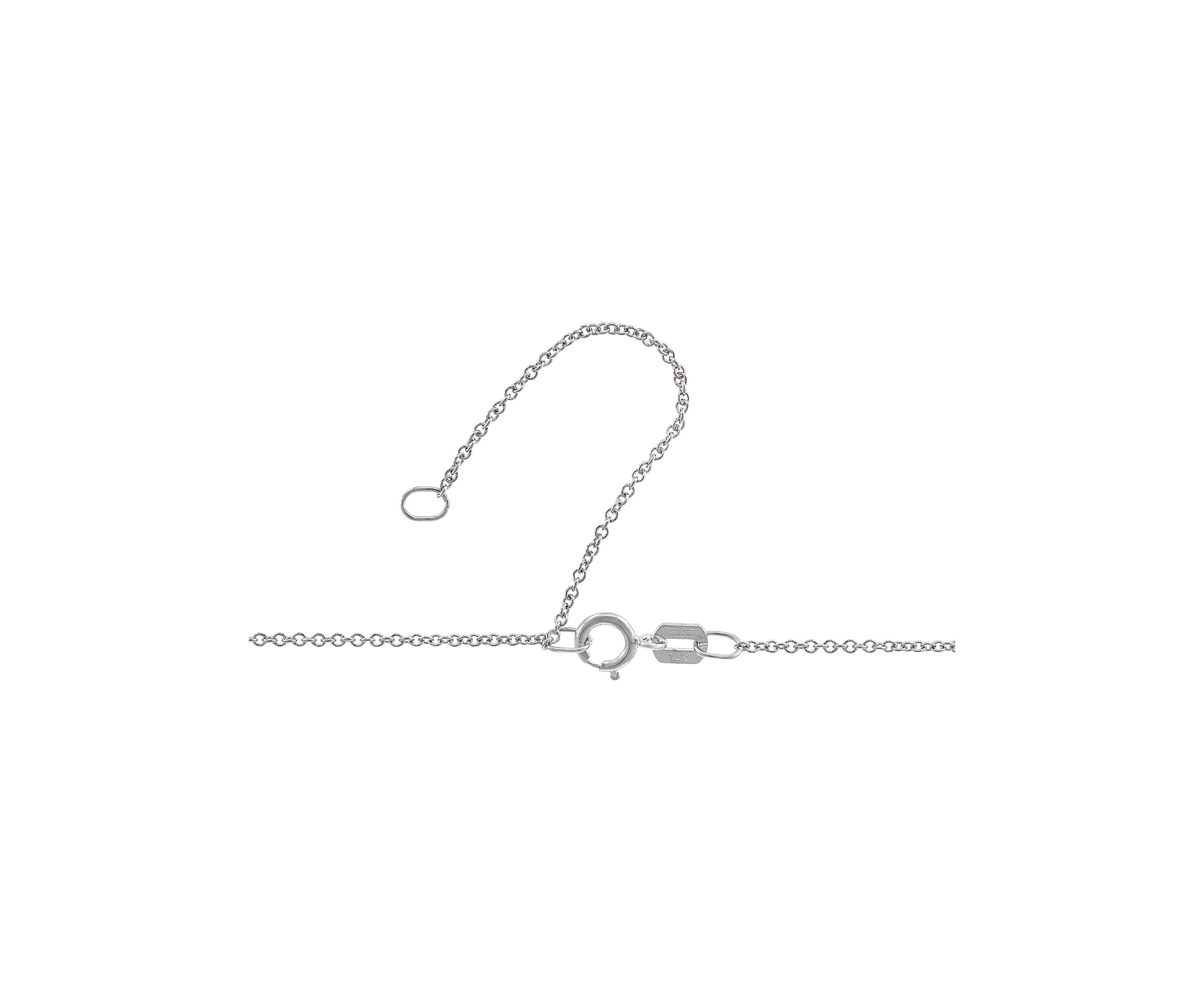  1/2 ct. t.w. Diamond Necklace in 14K White Gold 