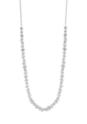 Effy 3.93 Ct. T.w. Diamond PavÃ© Necklace In 14K White Gold