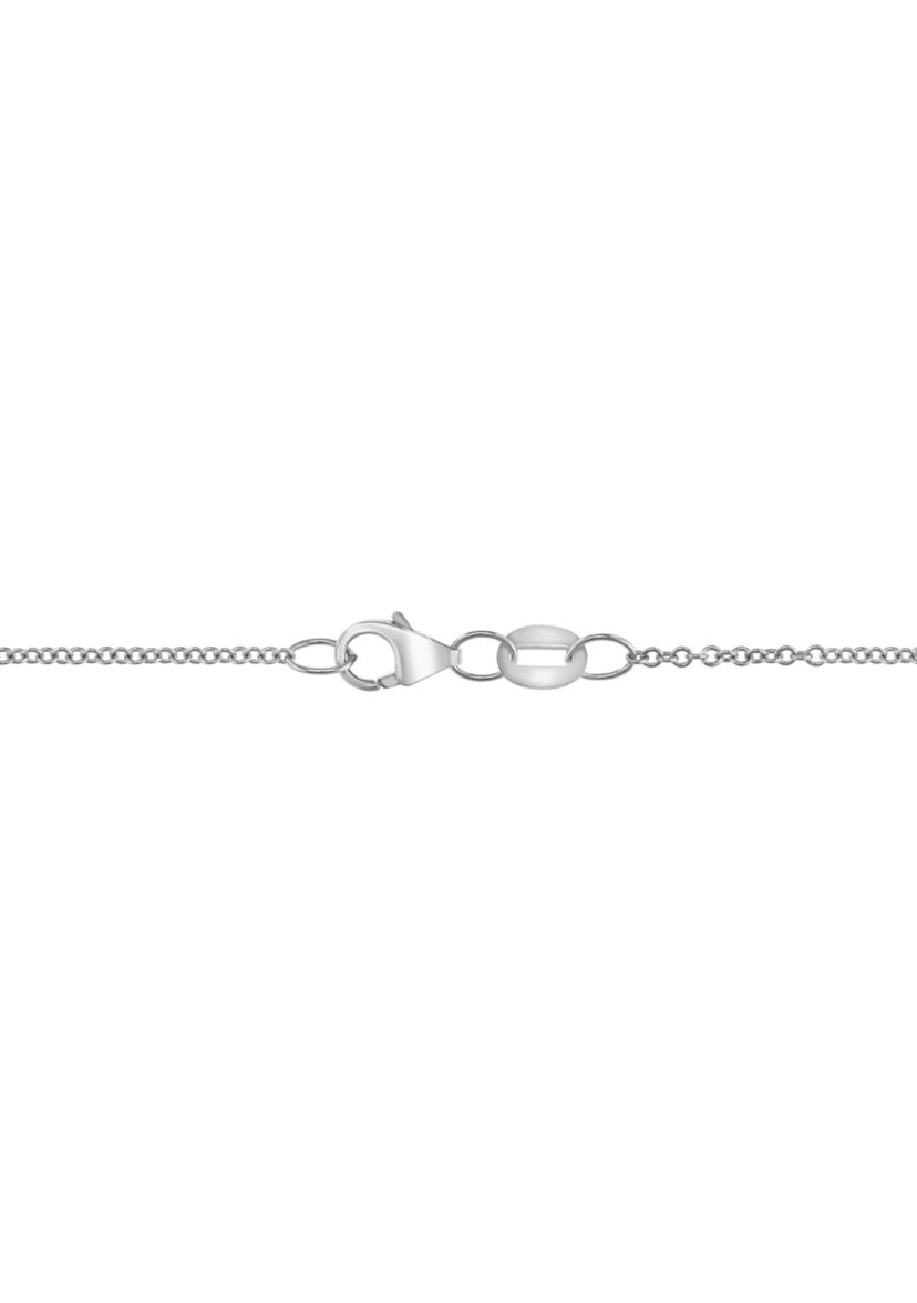 3.93 ct. t.w. Diamond Pavé Necklace in 14K White Gold