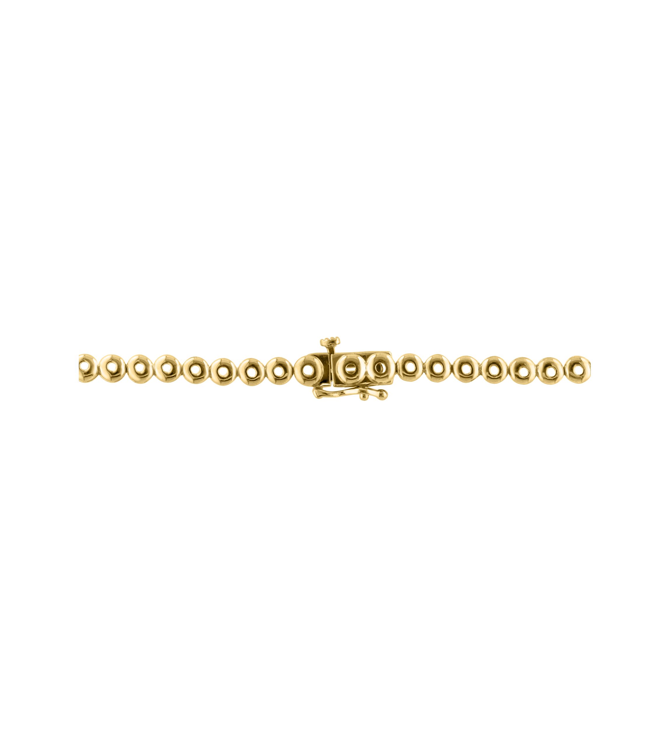 Sterling Silver/14K Gold Plate Diamond Necklace 