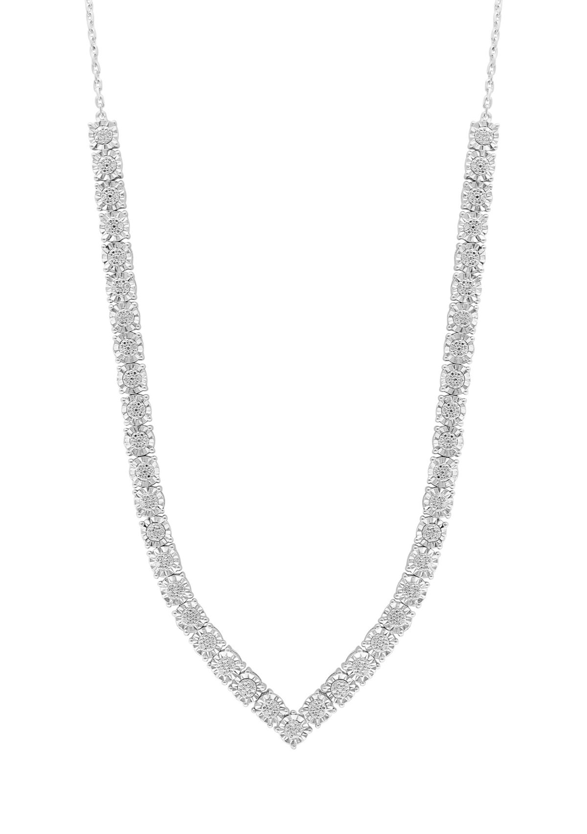 1/5 ct. t.w. Diamond Miracle Set Necklace