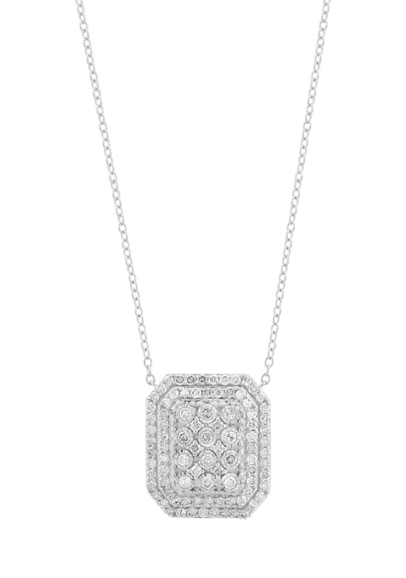 5/8 ct. t.w. Diamond Necklace in Sterling Silver