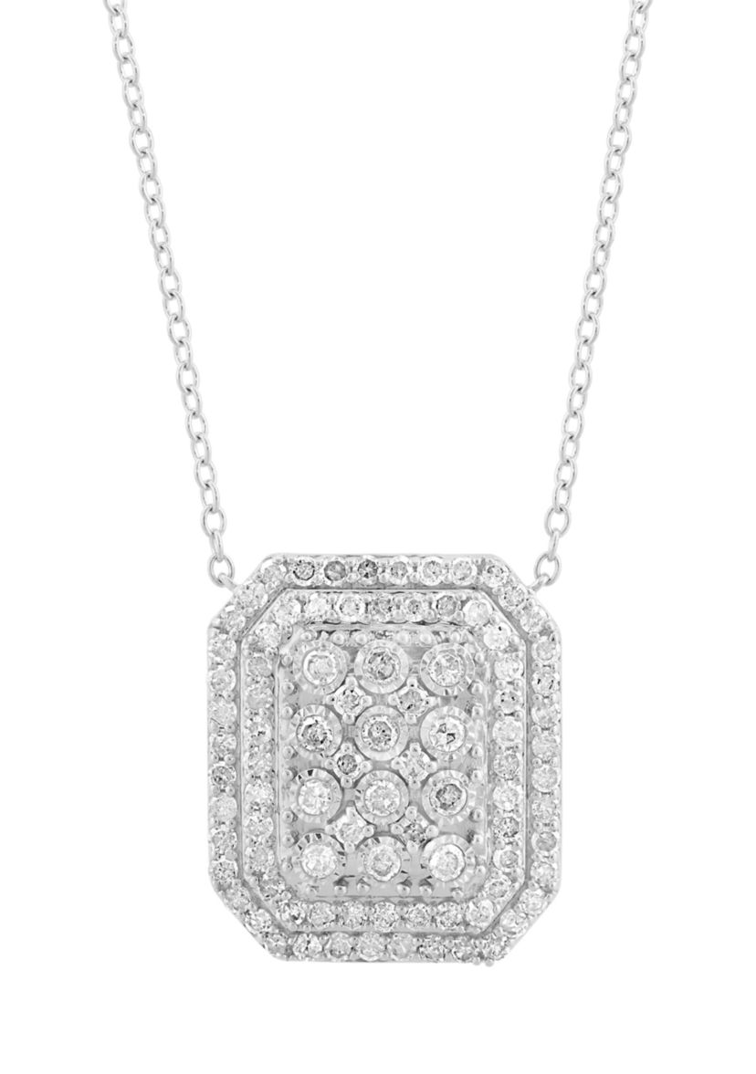 5/8 ct. t.w. Diamond Necklace in Sterling Silver
