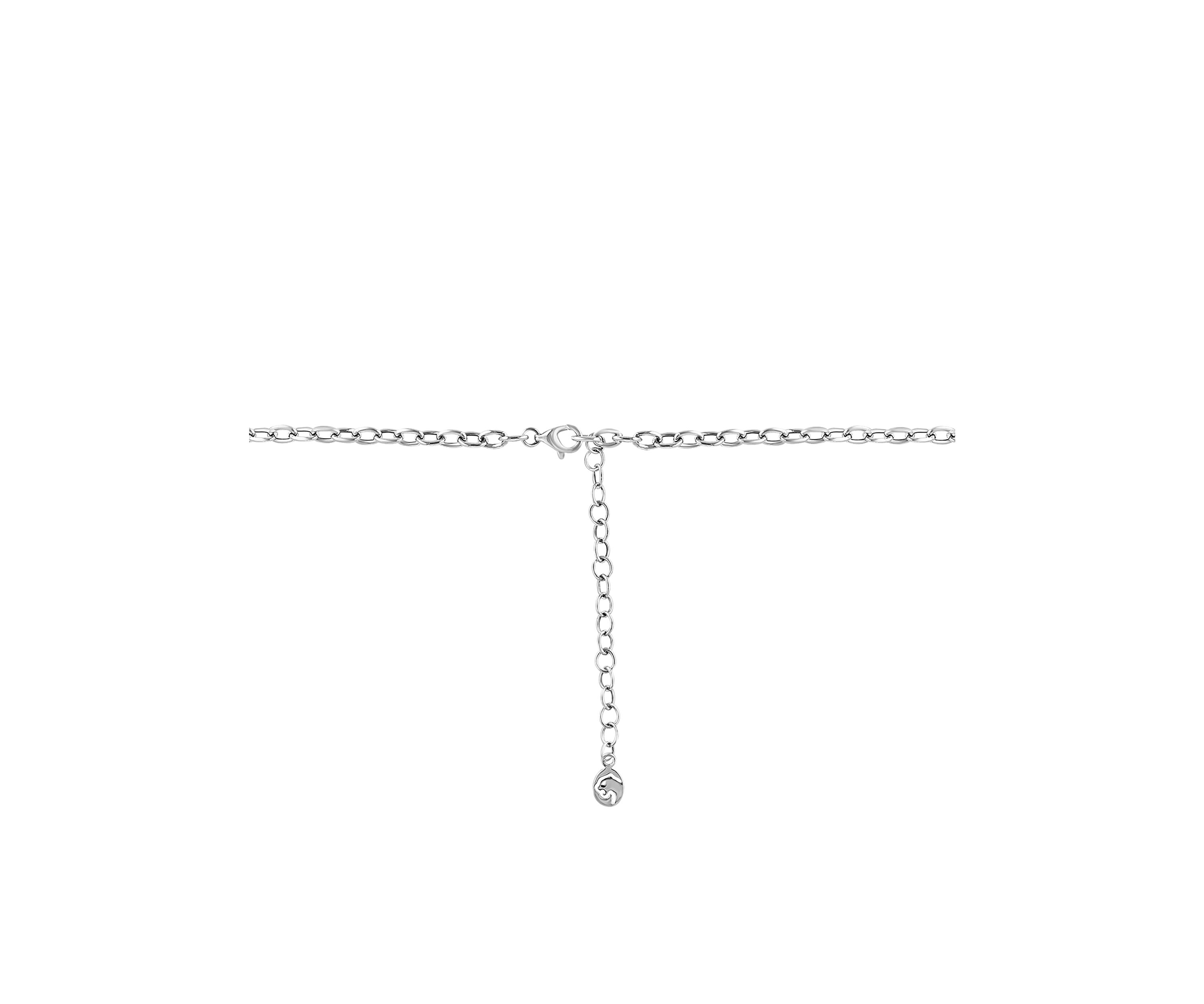 1/5 ct. t.w. Diamond and 1.71 ct. t.w. Sapphire Necklace in 14K White Gold 