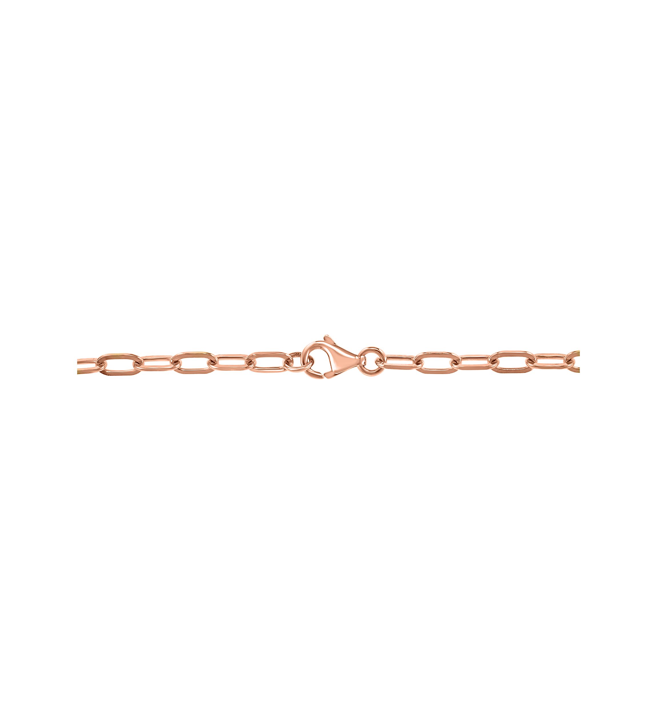 14K Rose Gold Diamond Ruby Necklace
