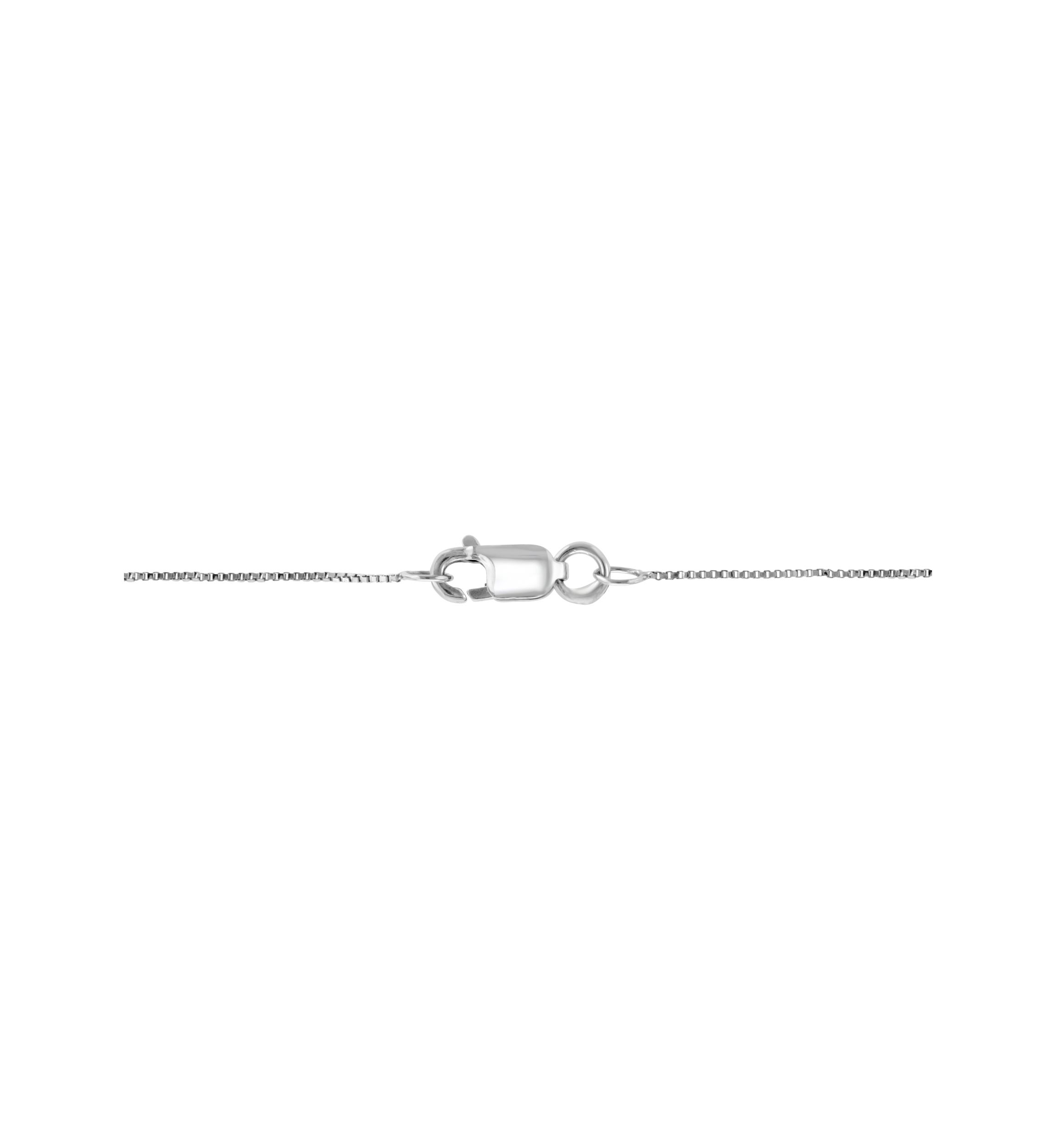 14K White Gold Lab Grown Diamond Pendant (with 1/2 ct. t.w. Center Size)