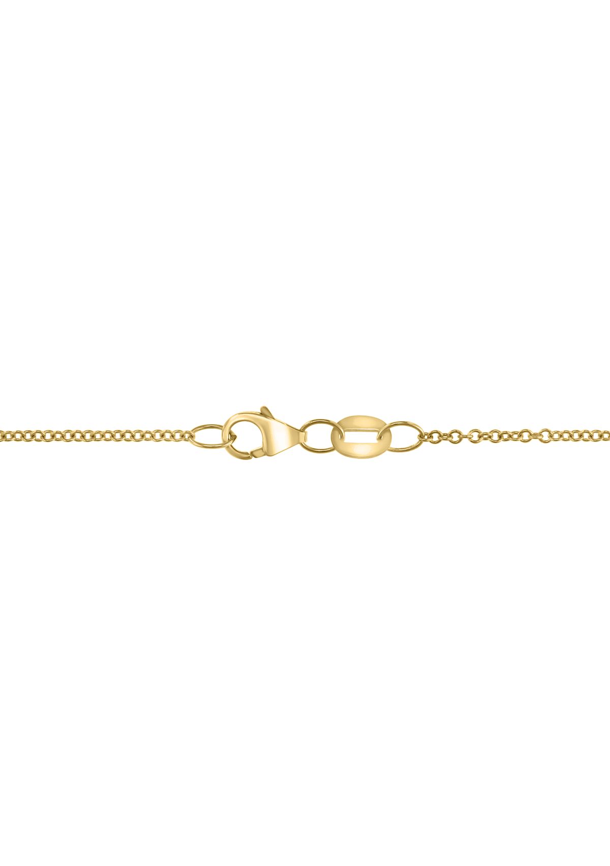 1 ct. t.w. Lab Created Diamond Pendant Necklace in 14K Yellow Gold