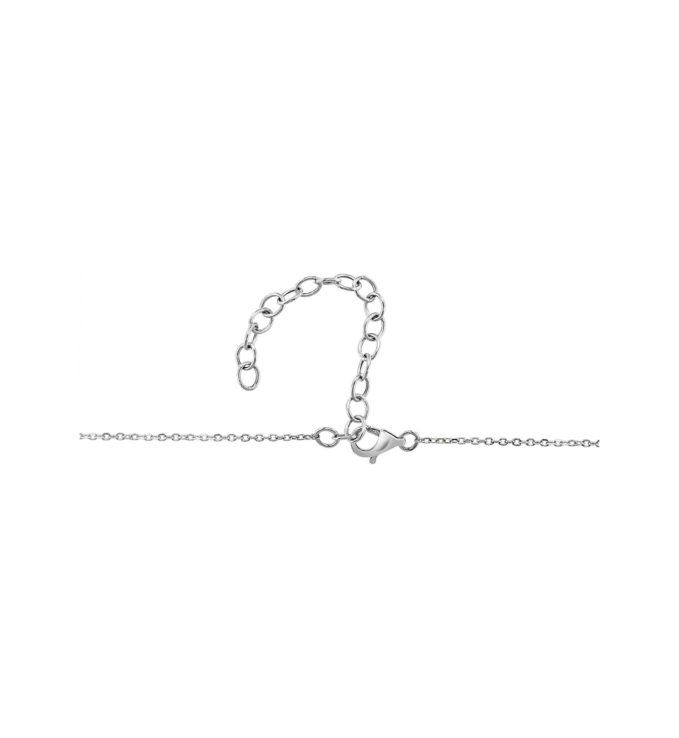 3/4 ct. t.w. Lab Grown Diamond Pendant Necklace in Sterling Silver 