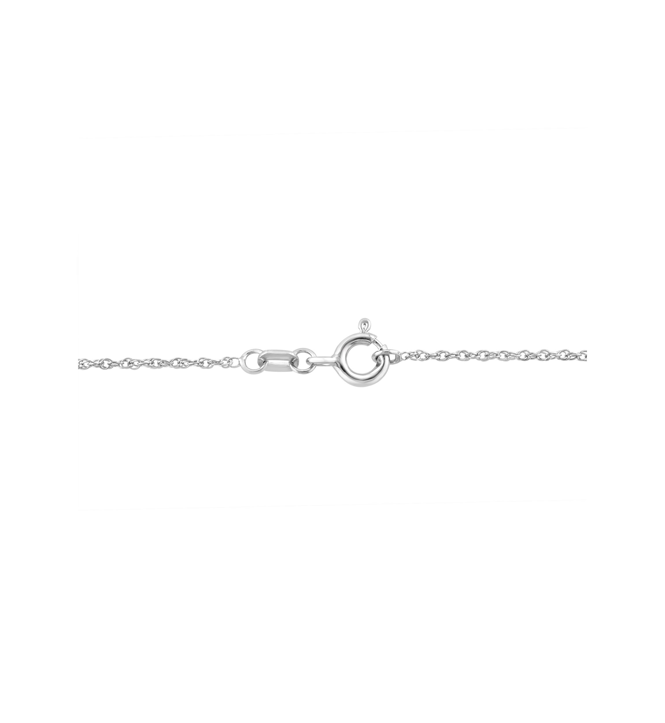  1/10 ct. t.w. Lab Grown Diamond Pendant Necklace in Sterling Silver