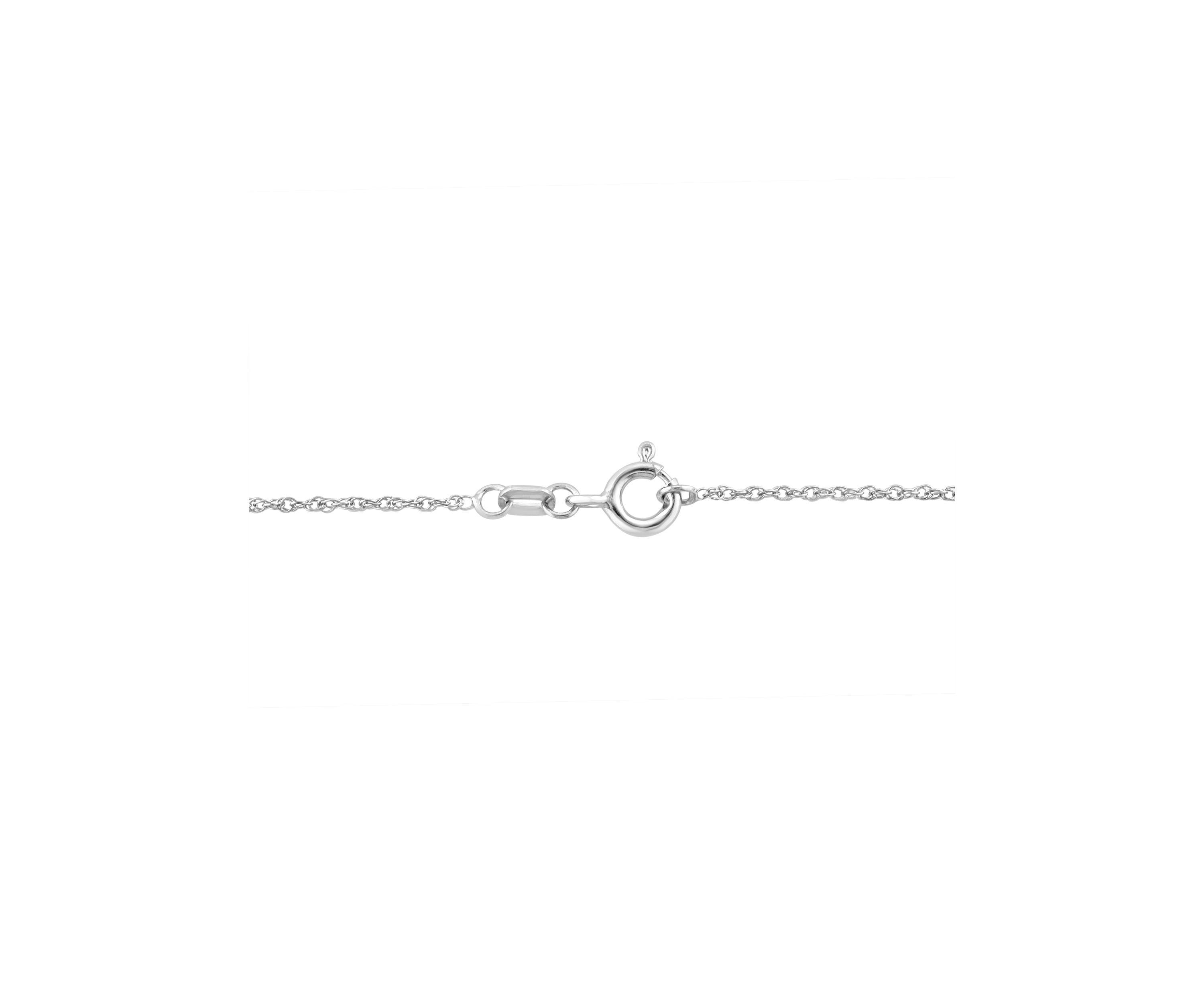  1/10 ct. t.w. Lab Grown Diamond Pendant Necklace in Sterling Silver