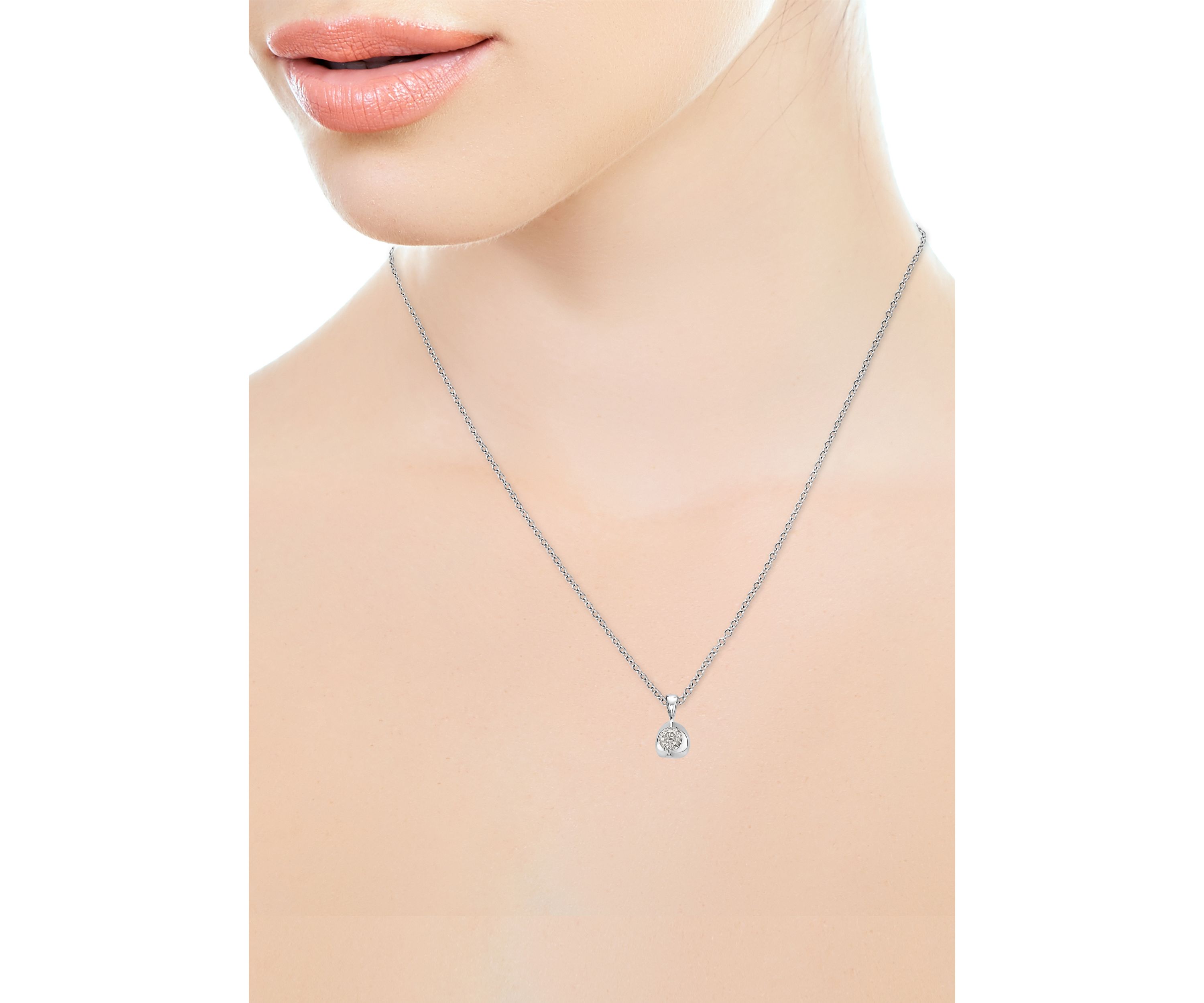1/3 ct. t.w. Diamond Solitaire Necklace in 14k White Gold