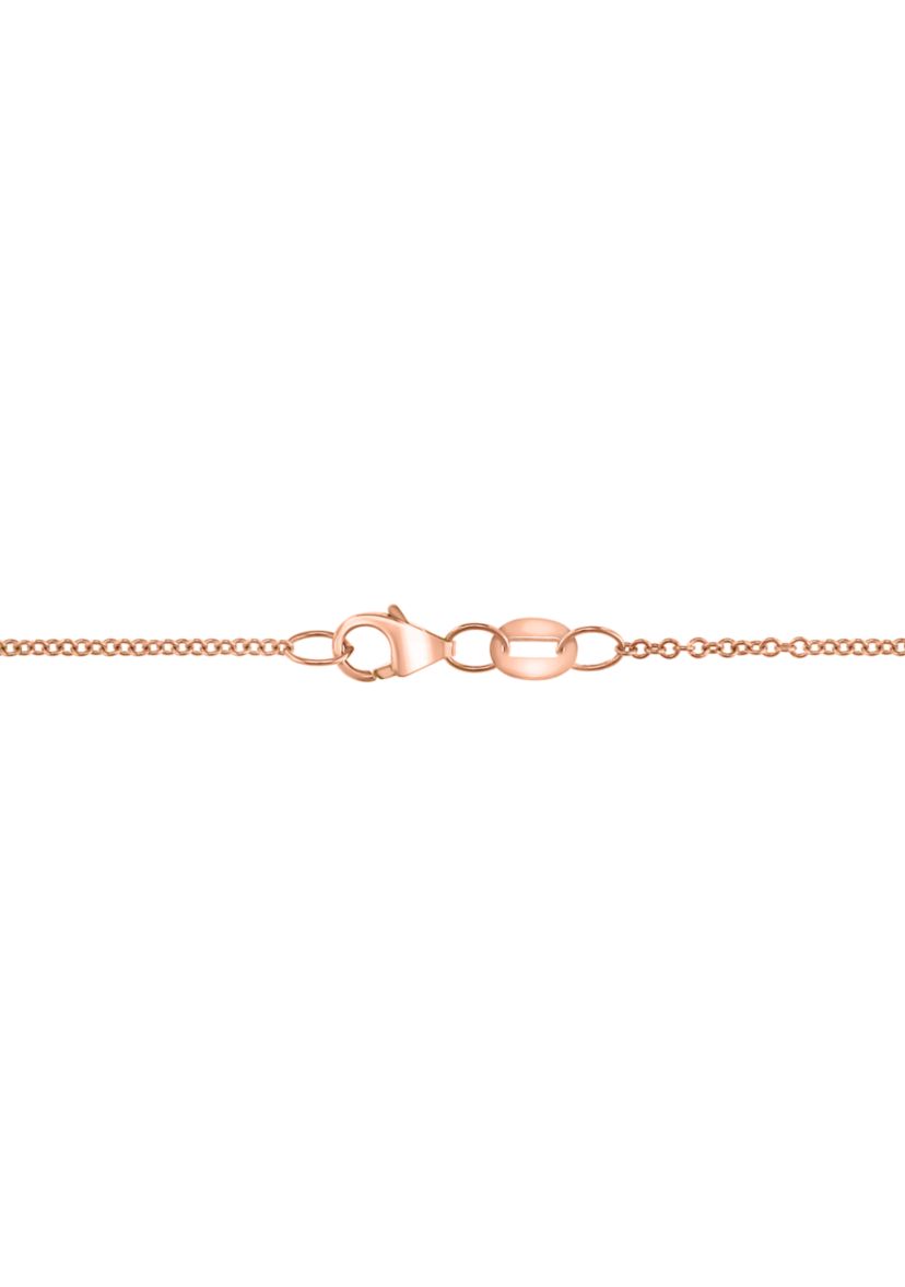 5/8 ct. t.w. Diamond and 1.94 ct. t.w. Ruby Pendant Necklace in 14K Rose Gold 