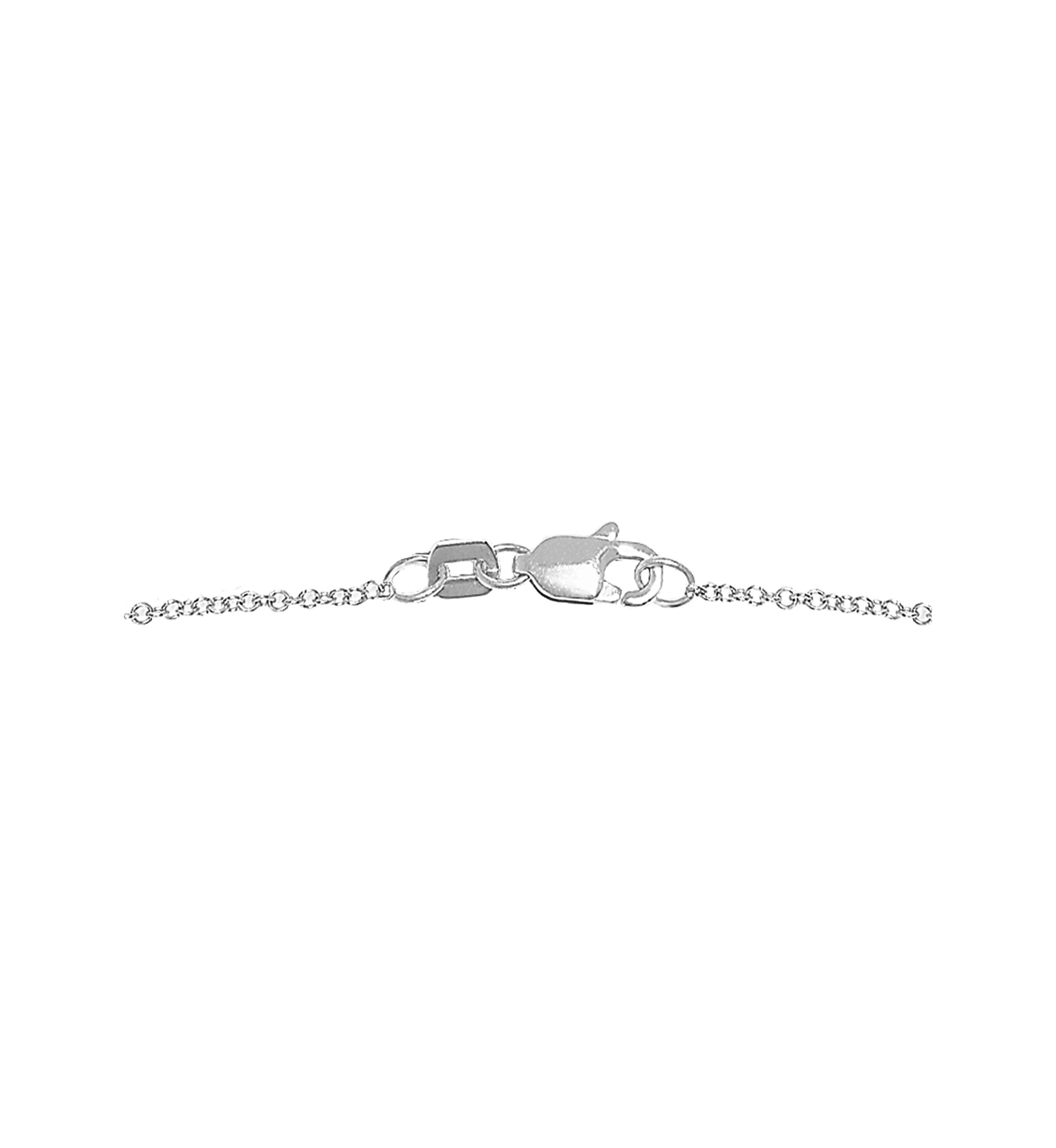 14K White Gold 1.25 ct. t.w. White and Black Diamond Pendant Necklace