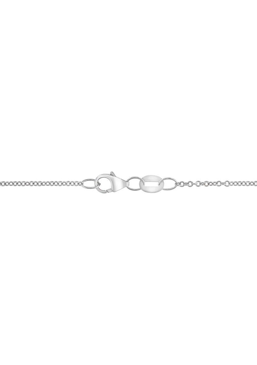 14K White Gold Pendant Necklace 