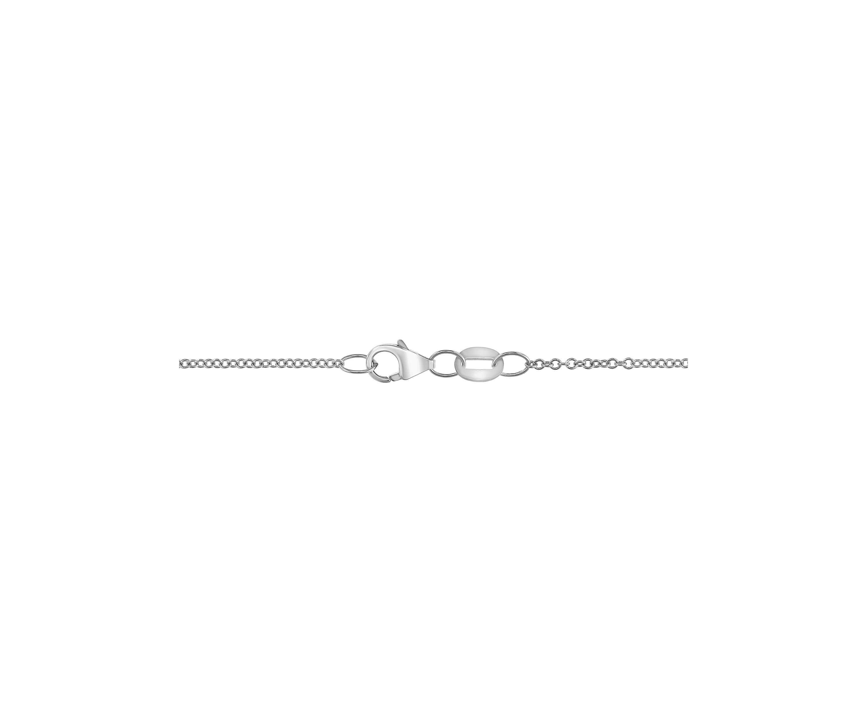 1/4 ct. t.w. Diamond Clover Pendant Necklace in Sterling Silver