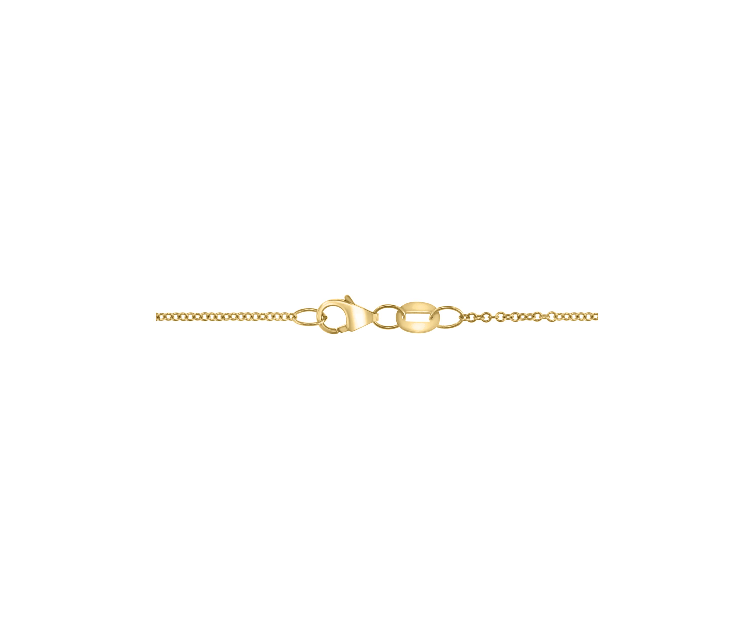 1/4 ct. t.w. Diamond Doorknocker Pendant Necklace in 14K Yellow Gold