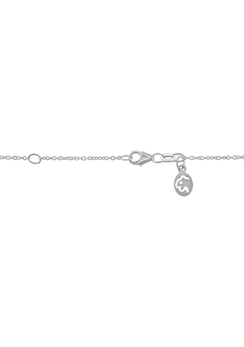 1/2 ct. t.w. Diamond, 1.42 ct. t.w. Ruby Pendant Necklace in 14K White and Rose Gold