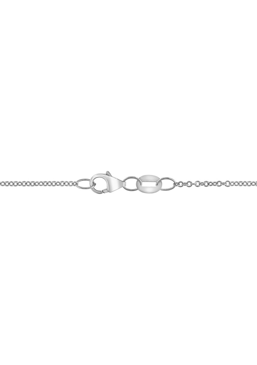 1/10 ct. t.w. Diamond Anchor Pendant Necklace in 14K White Gold