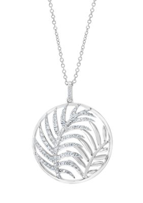 Effy 1/2 ct. t.w. Diamond Pendant Necklace in 14K White Gold
