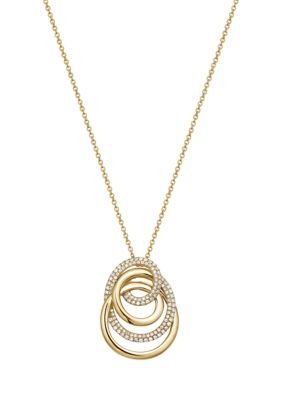 Effy 1/2 Ct. T.w. Diamond Pendant Necklace In 14K Yellow Gold