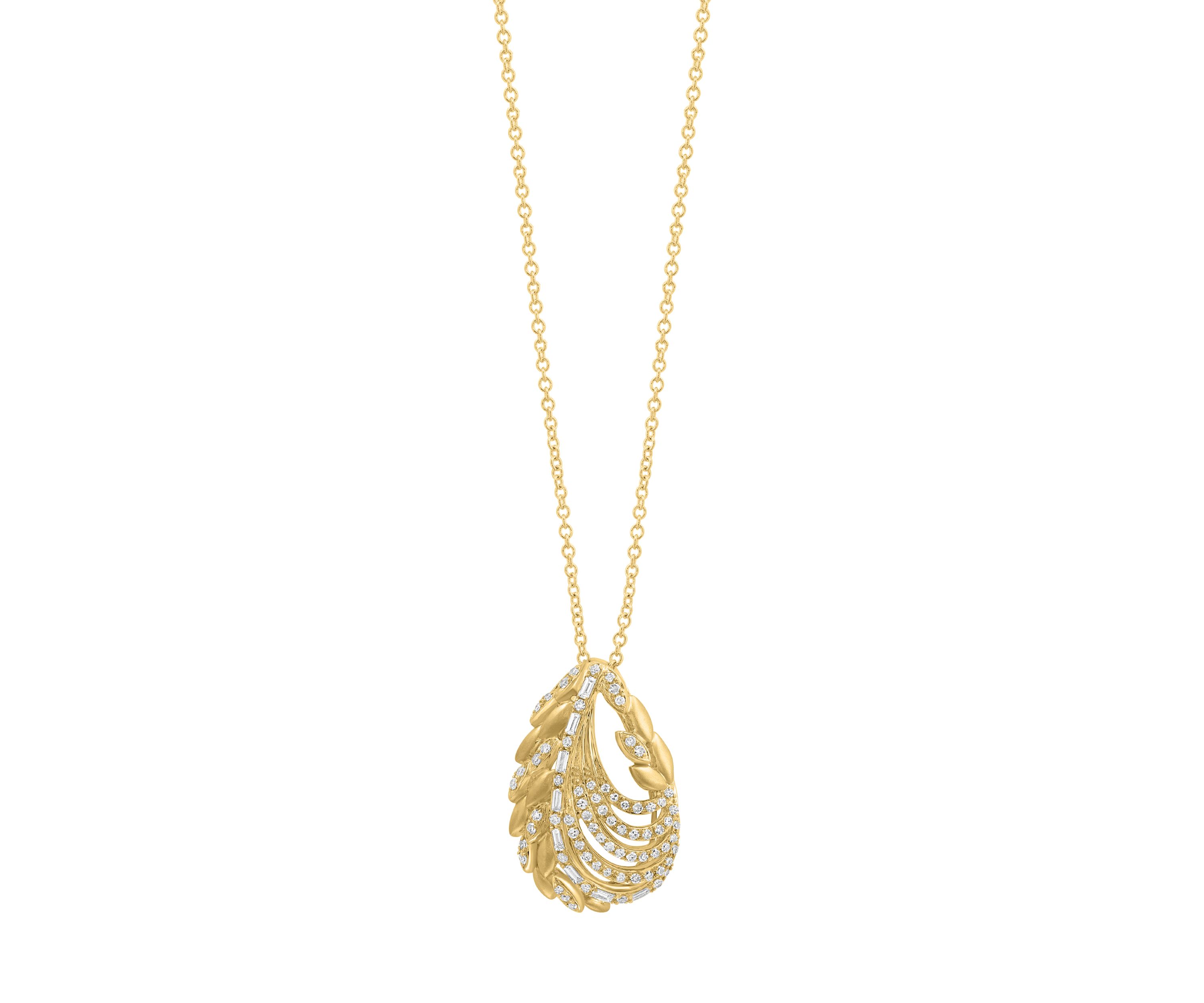 3/8 ct. t.w. Diamond Pendant Necklace in 14K Yellow Gold