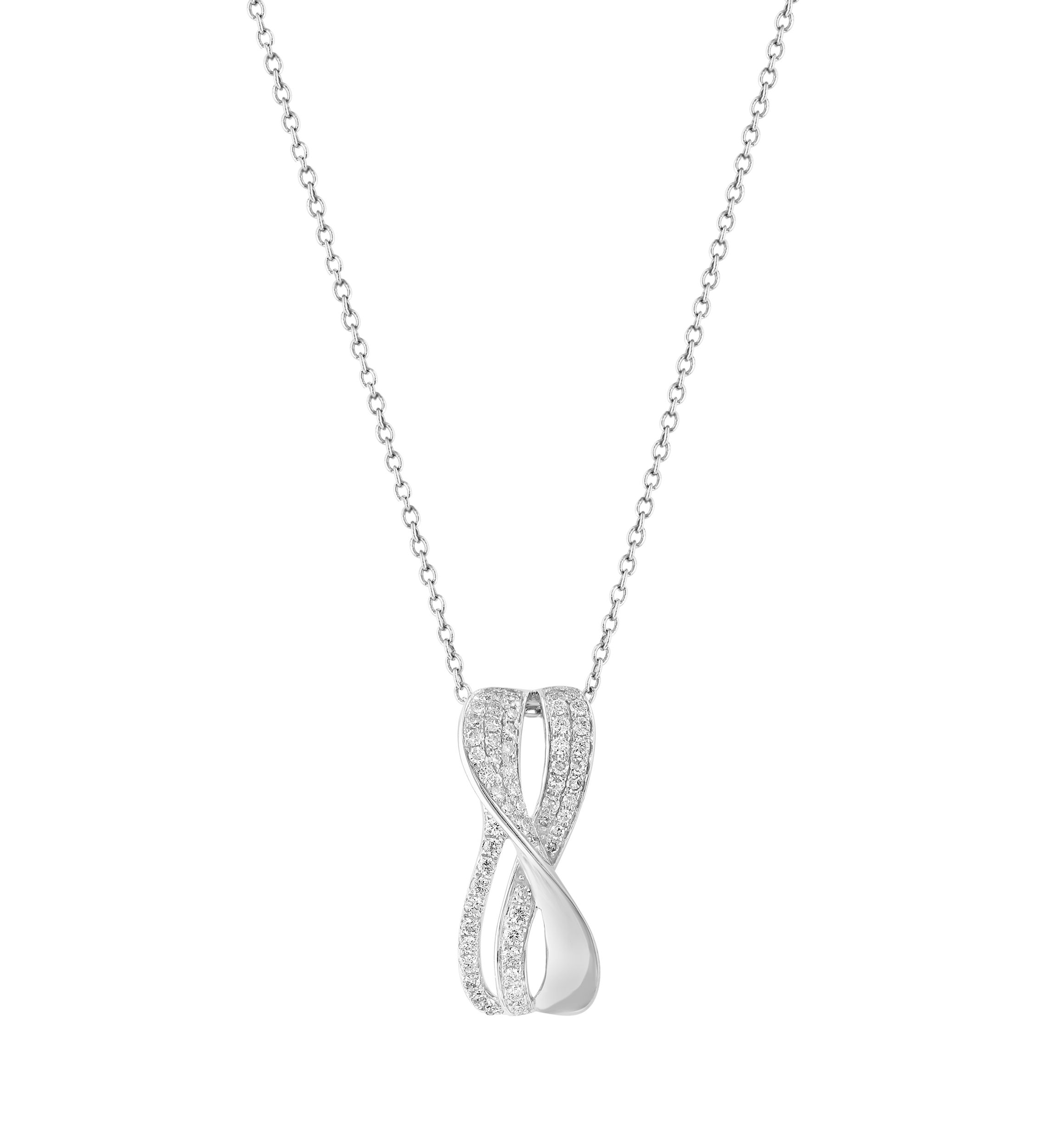 1/3 ct. t.w. Diamond Pendant Necklace in Sterling Silver