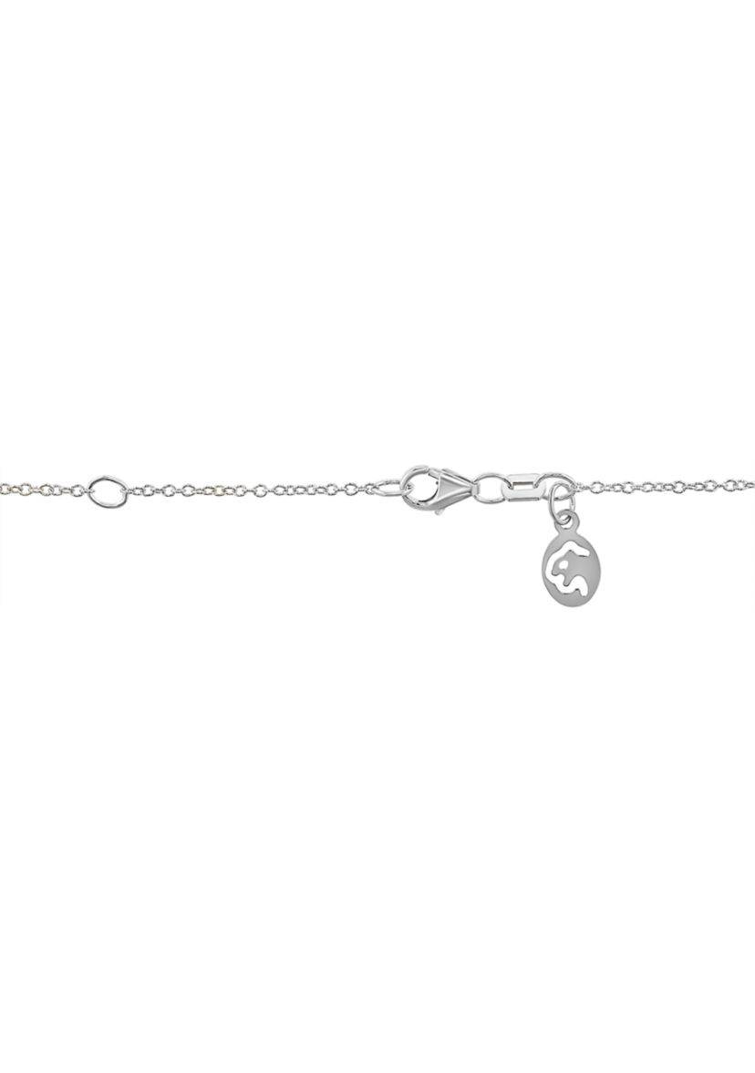 Silver 14K Yellow Gold Plated Diamond Pendant 