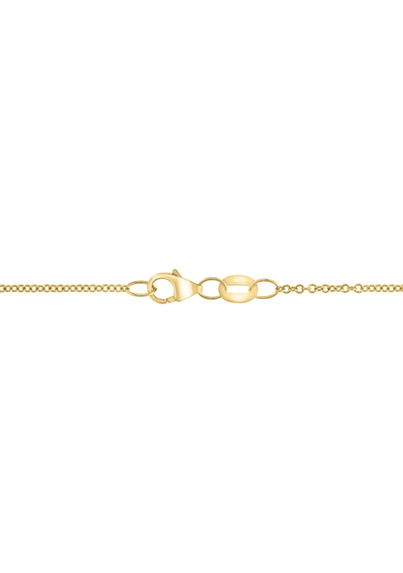 1/5 ct. t.w. Diamond Heart Pendant Necklace in 14K Gold Plated Sterling Silver 